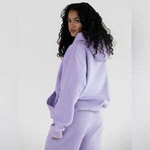Comfrt Pastel Hoodie and Sweatpants Set in Lavender